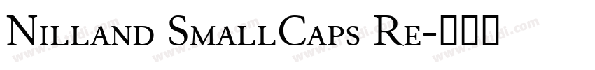 Nilland SmallCaps Re字体转换